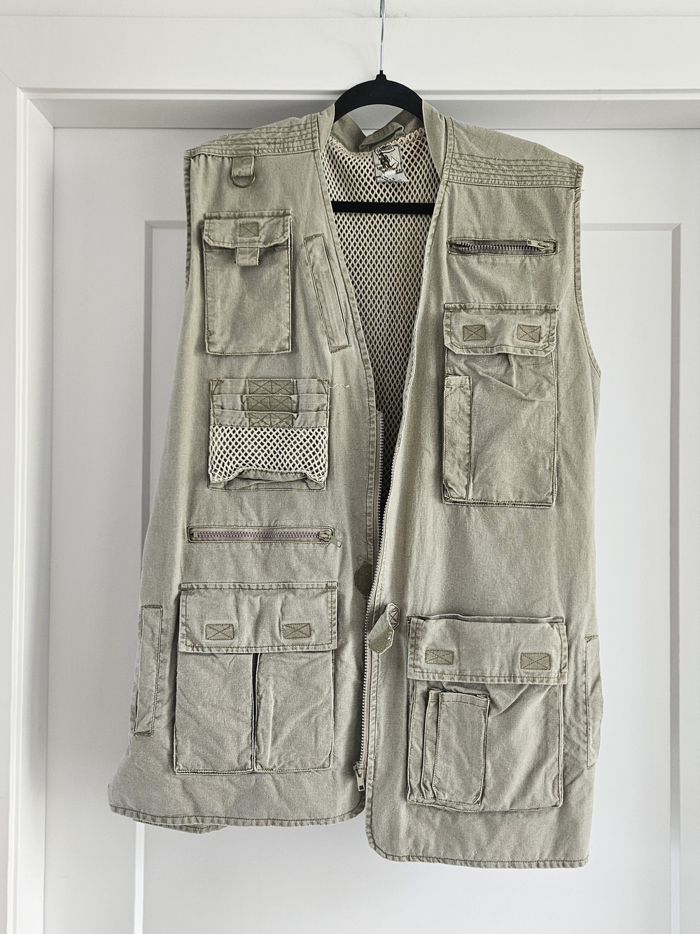 Vintage Dawnbreaker Multi Pocket Cotton Utility Fishing Vest Gorpcore Safari XXL